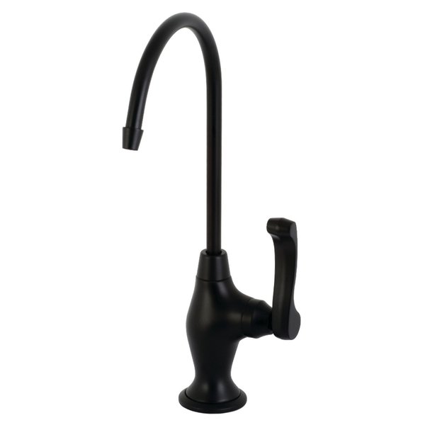 Kingston Brass KS3190FL Royale Single Handle Water Filtration Faucet, Matte Black KS3190FL